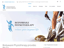 Tablet Screenshot of bodyaware.com.au